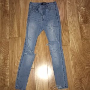 hollister light wash jeans